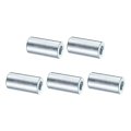 5 Pcs Galvanized Steel Spacer 3 8 Bore X 4 Od 1-1 2 Length Unthreaded Standoff Bushing Plain Finish Round Metal Fits M12 Screws 