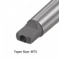 Uxcell 15 5mm High-speed Steel Twist Bit Extra Long Drill With Mt2 Morse Taper Shank 220mm Overall Length