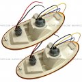 Niuparts Corner Light Amber Driver Passenger Side Fits 1997-2011 Kenworth T2000