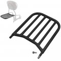 Black Backrest Sissy Bar Luggage Rack For Indian Chieftain Chief Classic Vintage 2014-2023 