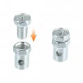 Uxcell 14pcs 5mm Thread Dia Universal Motorcycle Brake Line Cable Wire Screws Fastener