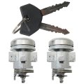Door Lock Cylinder Set W Keys Fit For 2007 Dodge Caravan Base Mini Cargo Van 4-door 3 3l 3301cc 201cu In V6 