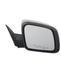 Black Passenger Side View Mirror Metallic Finish With Power Adjustment Manual Folding Heated Compatible For 2011-2018 Dodge