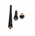 Qiang Han 3pcs Tig Welding Long Medium Short Back Cap 57y02 57y03 57y04 For Wp-17 18 26 Series Torch Accesories