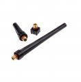 Qiang Han 3pcs Tig Welding Long Medium Short Back Cap 57y02 57y03 57y04 For Wp-17 18 26 Series Torch Accesories