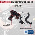 Pcv Crankcase Vent Valve Breather Hose Kit Compatible With Audi Volkswagen Vehicles 2 0l Turbo A3 8p A5 B8 Q5 Golf Gti Mk5 Mk6
