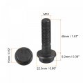 Uxcell M10x40mm Hex Flange Bolts 6pcs 10 9 Grade Carbon Steel Hexagon Head Screws