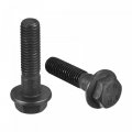 Uxcell M10x40mm Hex Flange Bolts 6pcs 10 9 Grade Carbon Steel Hexagon Head Screws