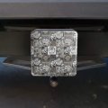 Superman Grey Pattern Tow Trailer Hitch Cover Plug Insert