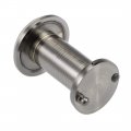 Uxcell Door Viewer Solid Brass 220-degree Peephole With Cover For 35mm-60mm Doors Antique Bronze Finish 2 Pcs