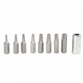 Oemtools 25006 Nine-piece 1 4 Inch Tamper Resistant Star Bit Set