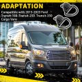 6pcs Cargo D-hooks For 2015-2024 Ford Transit-150 250 350 Vans D Rings Steel Powder Coated Black