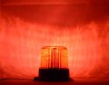 B45l4pt Red 12-80v Dc 1 2 Npt Pipe Mount Led Emergency Warning Safety Light Beacon Strobe Effect 12v 24v 36v 48v 72v 