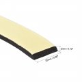 Uxcell Sponge Tape Eva Single Sided Sealing Foam 5m Length 25mm Width 3mm Thick Black 2pcs