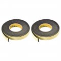 Uxcell Sponge Tape Eva Single Sided Sealing Foam 5m Length 25mm Width 3mm Thick Black 2pcs