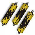 Vps Shock Cover For Yamaha Yfz450 Banshee Warrior 350 Yfz450r Set 3 Yellow Color Nd905 
