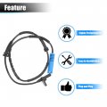 Uxcell 1pcs Rear Left Right Abs Wheel Speed Sensor For Mini Cooper 1 6l 2007-2015 No 34526851501