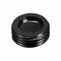 Uxcell Carbon Brush Holder Caps 12mm O 5 0mm I D 5mm Thickness Motor Cover Plastic Fitting Thread Black 10pcs