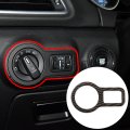 100 Real Carbon Fiber Headlight Adjust Control Frame For Maserati Ghibli Quattroporte 2014-2021 Interior Decoration Accessories
