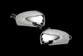 Razer Auto Triple Chrome Mirror Cover 1 Pair 2009-2012 Chrome For 09-12 Toyota Venza 