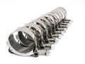 10x Premium 304 Stainless Steel T-bolt Turbo Silicone Hose Clamp 1 5 38-44mm 