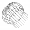 1pcs Gutter Guard 8 Inch 304 Stainless Steel Down Pipe Balloon Filter Strainer For Leaves Roof Screen 