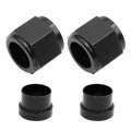 10an 5 8 In Sleeve Fitting And Female Hardline Tube Nut For Od Aluminum Tubing 2 Pcs Frhmy151n Black Fuel Brake Systems 