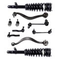 Control Arm And Ball Joint Assembly Front Strut Spring Stabilizer Bar Link Tie Rod End Suspension Parts Fits 2006-2009 For