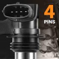 A-premium Engine Ignition Coil Pack Compatible With Buick Allure Lacrosse 2005-2008 Rendezvous 2004-2006 Cadillac Cts 2005-2009