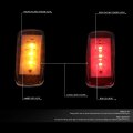 Auto Dynasty 4pcs Clear Lens Dually Bed Side Fender Led Marker Cab Light Compatible With Ram Truck 3500 10-17