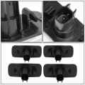 Auto Dynasty 4pcs Clear Lens Dually Bed Side Fender Led Marker Cab Light Compatible With Ram Truck 3500 10-17