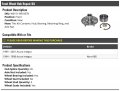 Front Wheel Hub Bearing Repair Kit With Retaining Ring And Axle Nut Compatible 1994-2001 Acura Integra