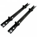 Kuafu Seat Bracket Compatible With 2015-2023 Ford Transit 2 Person Bench Floor Track Black 2pcs 