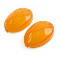 Gzyf 1 Pairs Motorcycle Turn Signal Light Lens Cover Front Rear Signals Covers Trim For Kawasaki Ex250r Ninja 250r Vulcan S 650