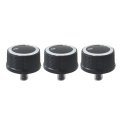 3pcs A C Heater Temp Control Knob Fit For Chevrolet Express 2500 Base Extended Cargo Van 3-door 4 8l 294cu In V8 Flex Ohv 