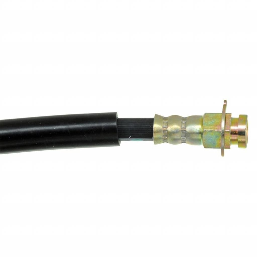 Brake Hydraulic Hose For Cadillac Deville Fleetwood 1990 1991 Treated Steel Fittings Black Flexible 12 25 In Length