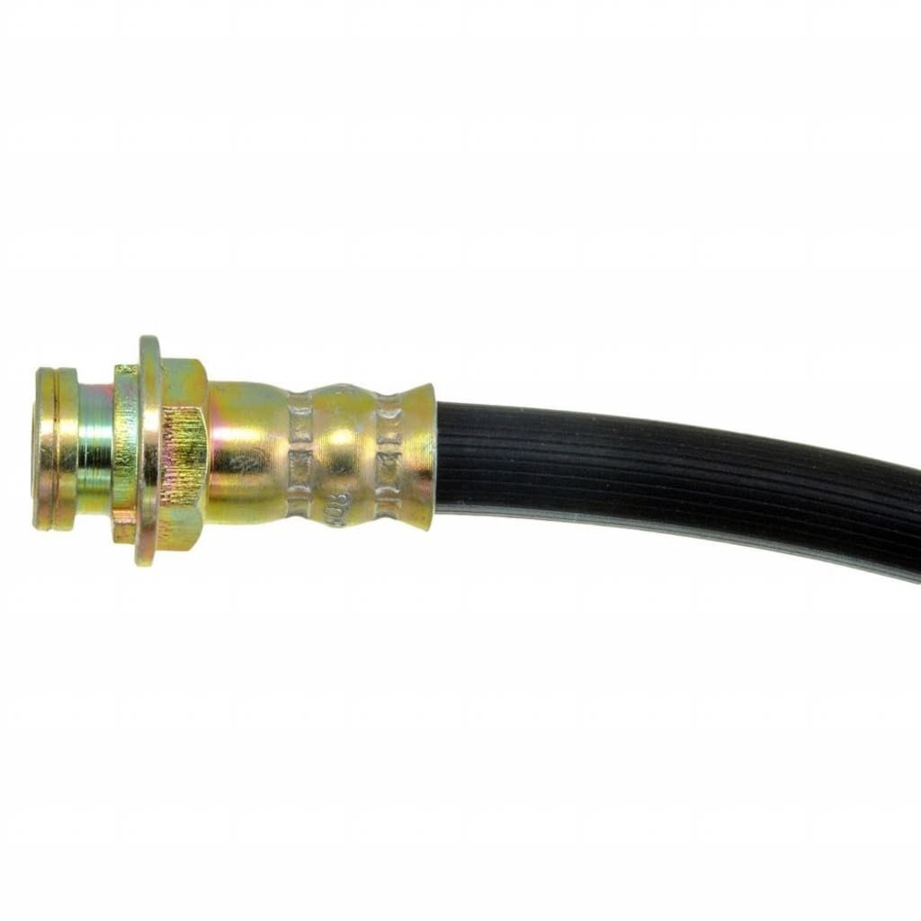 Brake Hydraulic Hose For Cadillac Deville Fleetwood 1990 1991 Treated Steel Fittings Black Flexible 12 25 In Length