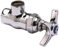 Ts Brass B-1344 Angle Stop 4-arm Handle 1 2-inch Npt Female Inlet 3 8-inch Outlet 