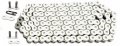 White Drive Chain For Kawasaki Ninja Zx6r Zx636c D 2005-2006 