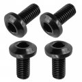 Caltric 4x Rear Brake Disc Hex Socket Button Bolts Compatible With Yamaha Kodiak 400 Yfm400 2000 2001 2002
