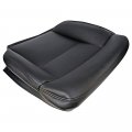 Secosautoparts Lariat Passenger Bottom Leather Seat Cover Black Compatible With 2004-2008 Ford F 150