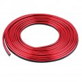 Kimiss 5meters Car Interior Decor Strip Trim Strips Door Dashboard Air Vent Steering-wheel Flexible Line Plating Red