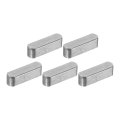 5pcs Round Ended Feather Key 4 X 14mm Carbon Steel Parallel Drive Shaft Stock Machine Keyway For Type Fastening Connection 