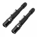 Archer 2a V3 Led Flashlight 2 Pack 500 Lumens Mini Aa Ipx8 Waterproof Dual Switch Outdoor Light With Lanyard And Pocket Clip