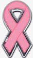 Awareness Ribbon Chrome Auto Emblem Pink 