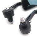 Hongk- Black Mirrors Compatible With Suzuki Kawasaki Harley Any 7 8 Or 1 Diameter Handle B01c0sx5ns