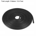 Uxcell Foam Rubber Seal Weather Strip 9mm Diameter 5 Meters Long Black