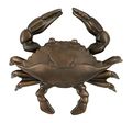 Blue Crab Door Knocker Oiled Bronze Standard Size 