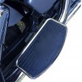 1 Pair Motorcycle Rear Floorboard Kimiss Adjustable Passenger Foot Pegs Non Slip Pedal For Vtx1300 Vtx1800 Black