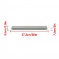 Gxywady 1 Pcs 24 Finned Aluminum Double Pass Transmission Trans Cooling Unit Universal
